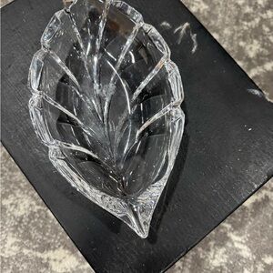 Waterford Crystal Leaf-Shaped Bowl